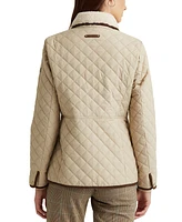 Lauren Ralph Lauren Women's Faux-Sherpa-Collar Quilted Coat