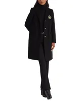 Lauren Ralph Women's Single-Breasted Peacoat