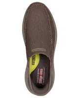 Skechers Men's Slip-Ins- Parson Ralven Moc Toe Wide Width Casual Sneakers from Finish Line