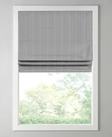 Madison Park Basketweave Blackout Cordless Roman Shade, Single Panel for Bedroom, Thermal Insulated Window Blind Treatment Living Room