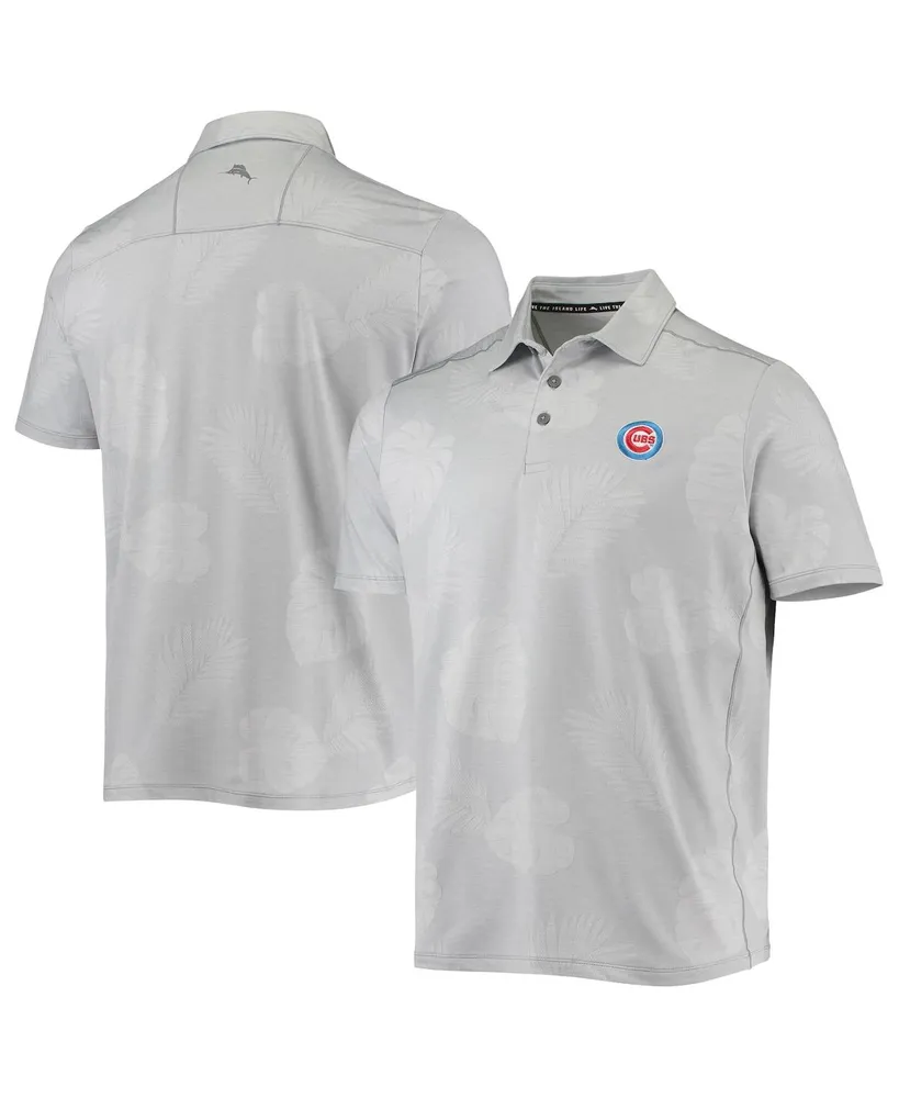 Tommy Bahama Gray Boston Red Sox Palm Coast Delray Fond IslandZone Allover Polo