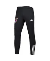 Men's adidas Black Real Salt Lake 2023 On-Field Team Crest Aeroready Training Pants