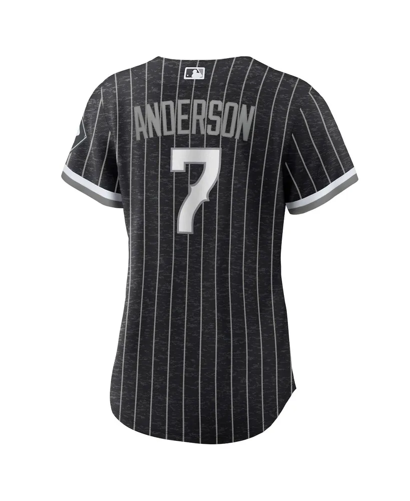 Women's Nike Tim Anderson Black Chicago White Sox City Connect Replica Player Jersey