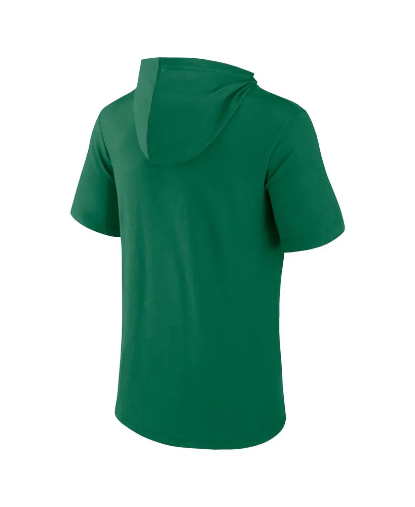 Men's Fanatics Green Oakland Athletics Offensive Strategy Short Sleeve Pullover Hoodie