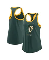 Women's Nike Green Oakland Athletics Tech Tank Top