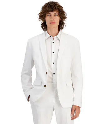 I.n.c. International Concepts Men's Slim-Fit Stretch Linen Blend Suit Jacket, Created for Macy's