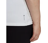 adidas Plus Train Essentials V-Neck Short-Sleeve Tee