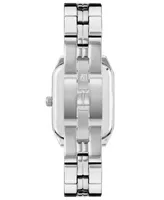 Anne Klein Women's Three Hand Quartz Silver-Tone Alloy Link Bracelet Watch, 24mm