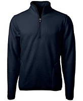 Cutter & Buck Men's Big Tall Cascade 1/4-Zip Fleece Jacket