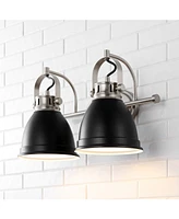 Phineas 16.25" 2-Light Farmhouse Bohemian Iron Led Vanity