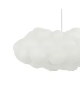 Zephyr 23" 2-Light Modern Contemporary Silk Led Cloud Pendant