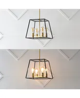 Lloyd 15" 4-Light Farmhouse Industrial Iron Led Pendant