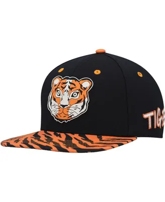 Big Boys and Girls Explore Black Explore Tiger Snapback Hat