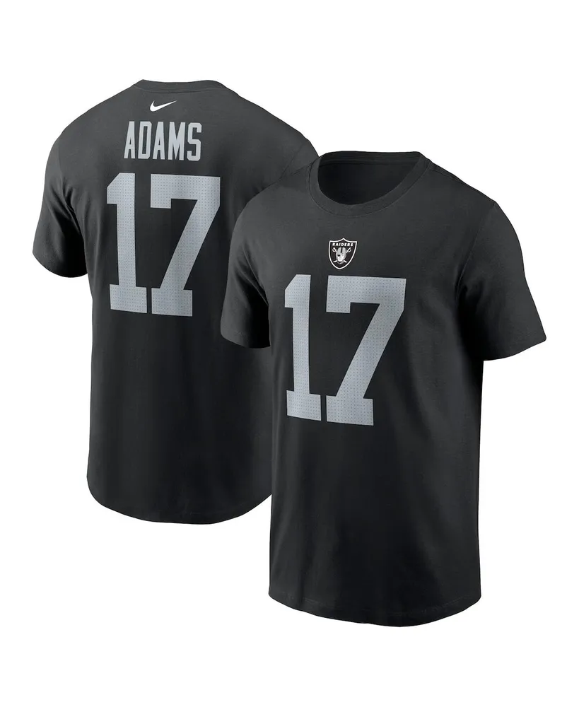 Men's Fanatics Branded Davante Adams Black Las Vegas Raiders Player Icon Name & Number T-Shirt