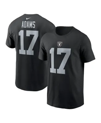 Men's Nike Davante Adams Black Las Vegas Raiders Player Name and Number T-shirt
