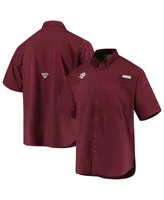 Men's Columbia Maroon Texas A&M Aggies Pfg Tamiami Shirt