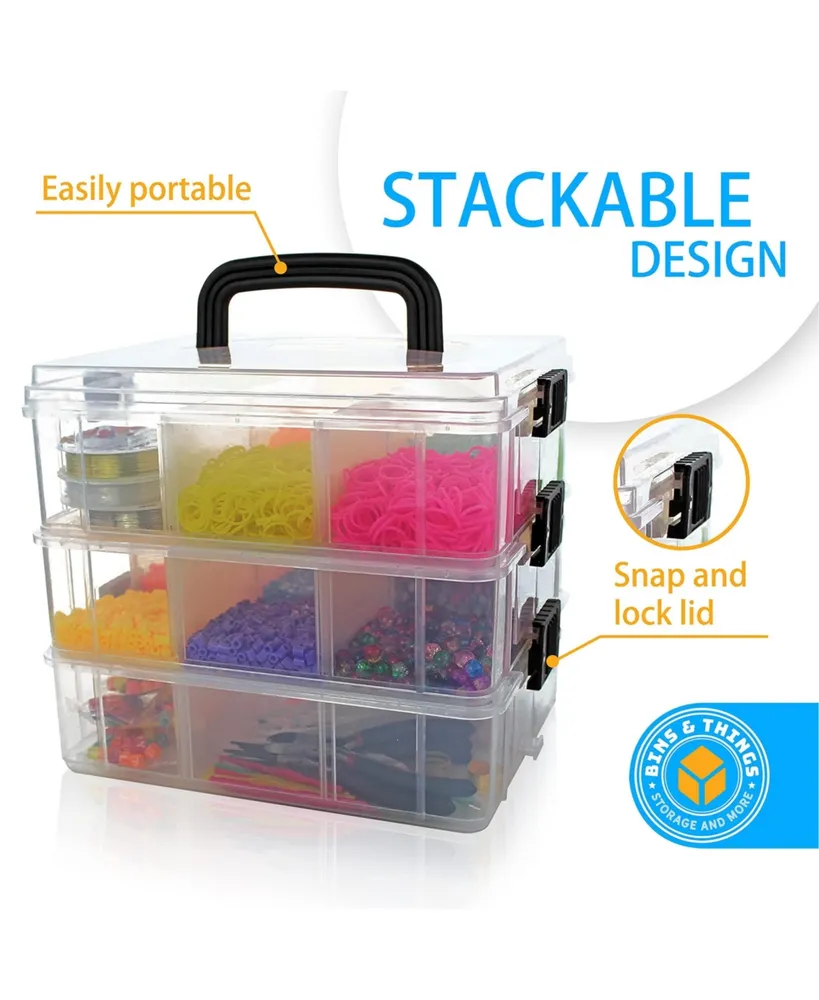 Jtj Sourcing Bins & Things Stackable Storage Container - Clear