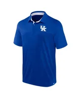 Men's Fanatics Heather Royal Kentucky Wildcats Classic Homefield Polo Shirt