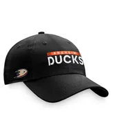 Men's Fanatics Black Anaheim Ducks Authentic Pro Rink Adjustable Hat