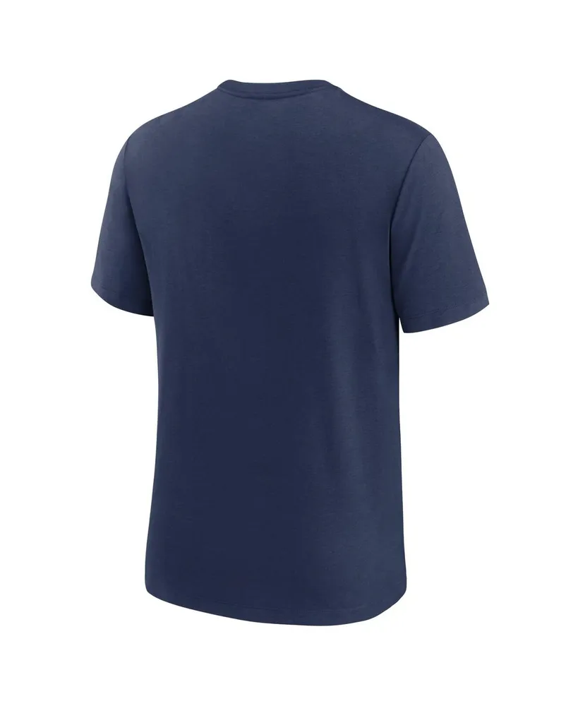 Men's Nike Navy Detroit Tigers Rewind Retro Tri-Blend T-shirt