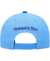 Big Boys and Girls Mitchell & Ness Powder Blue, Royal Los Angeles Lakers Two-Tone Snapback Hat