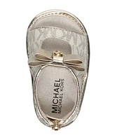 Michael Kors Baby Girls Tilly Dahnia Logo Crib Sandals