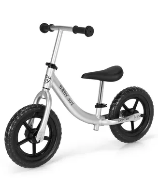 Costway Aluminum Balance Bike for Kids Adjustable No Pedal Training Bicycle