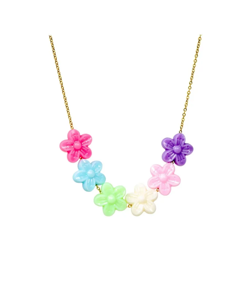 Girl's Jumbo Daisy Charm Necklace