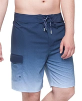 Rokka&Rolla Men's 9" No Liner Board Shorts Quick Dry Swim Trunks Spf 50+