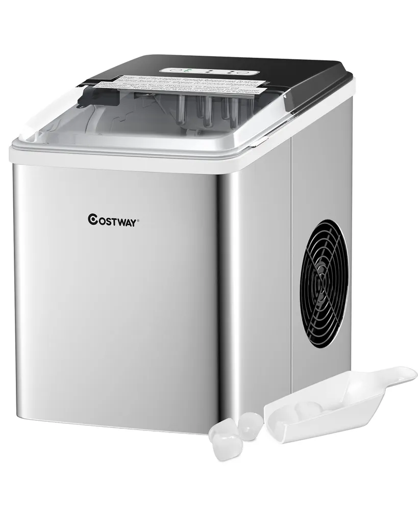  Ice Makers Countertop, 26Lbs/24H, Self-Cleaning Ice