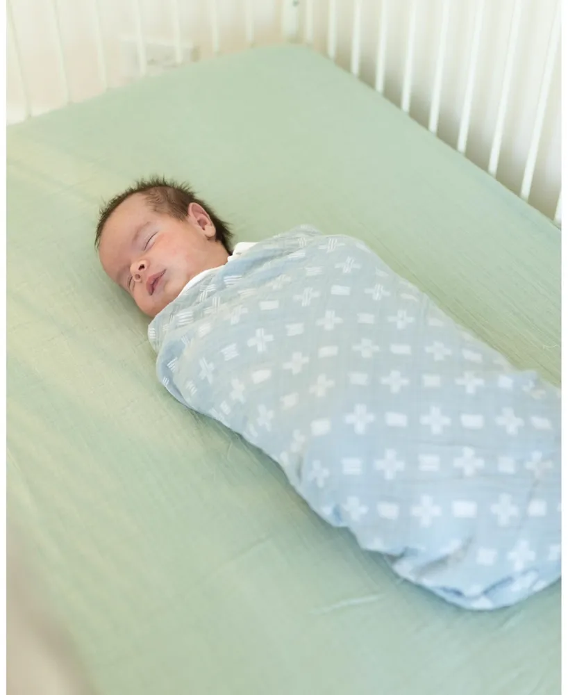 Crane Baby Baby Boys Neutral Cotton Crib Fitted Sheet