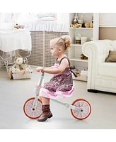 4 in 1 Kids Tricycles with Push Handle & Training Wheels Baby Balance Bike