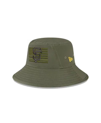 Men's New Era Green San Francisco Giants 2023 Armed Forces Day Bucket Hat