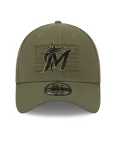 Men's New Era Green Miami Marlins 2023 Armed Forces Day 39THIRTY Flex Hat