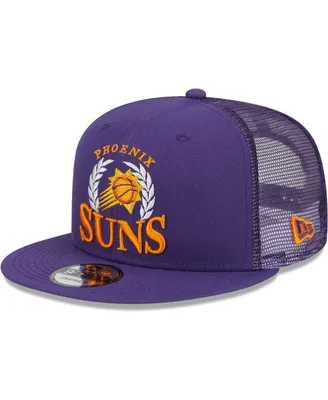 Men's New Era Purple Phoenix Suns Bold Laurels 9FIFTY Snapback Hat