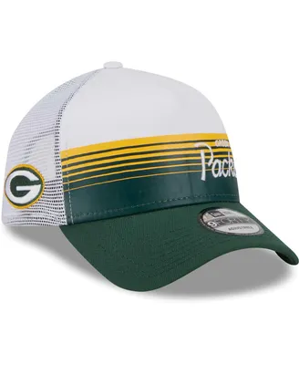 Men's New Era Green Green Bay Packers Horizon 9FORTY Snapback Hat