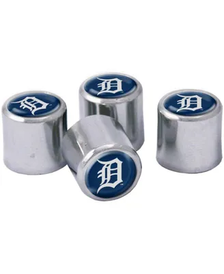 Wincraft Detroit Tigers 4-Pack Valve Stem Covers - Silver