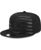 Men's New Era Black Tennessee Titans Independent 9FIFTY Snapback Hat