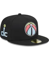 Men's New Era Black Washington Wizards Color Pack 59FIFTY Fitted Hat