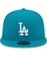 Men's New Era Turquoise Los Angeles Dodgers 59FIFTY Fitted Hat