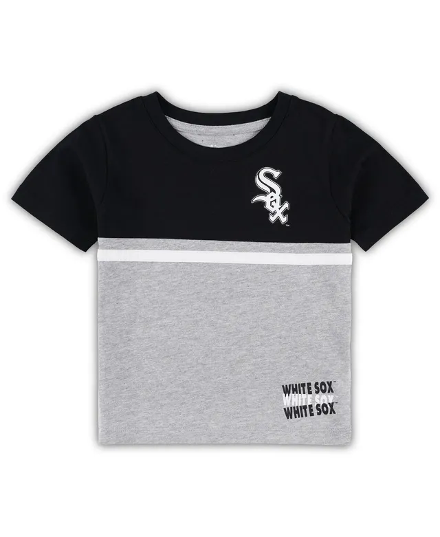 Outerstuff Toddler Boys and Girls Black, Orange San Francisco Giants  Batters Box T-shirt Pants Set