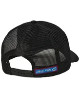Women's Hurley Black Nascar Foam Trucker Snapback Hat