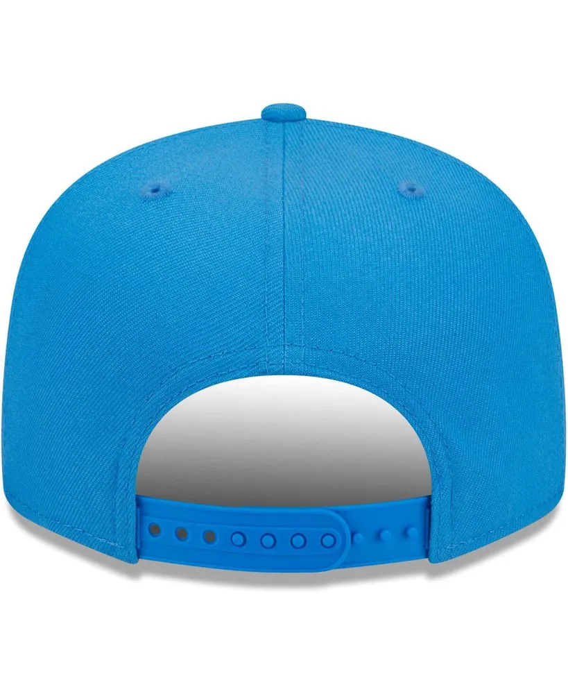 Men's New Era Powder Blue Los Angeles Chargers Word 9FIFTY Snapback Hat