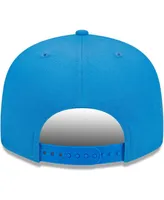 Men's New Era Powder Blue Los Angeles Chargers Word 9FIFTY Snapback Hat