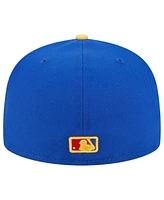 Men's New Era Royal, Yellow Los Angeles Dodgers Empire 59FIFTY Fitted Hat