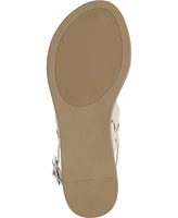 Journee Collection Women's Lavine Double Strap Flat Sandals