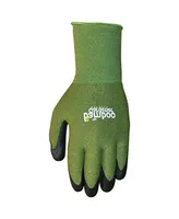 Bellingham Rayon Gardener Gloves with Nitrile Palm, Green, Size Small