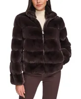 Calvin Klein Women's Faux-Fur Coat