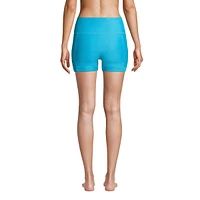 Lands' End Women's High Waisted 6" Bike Swim Shorts with Upf 50 Sun Protection