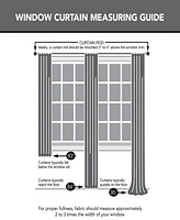 Intersect Ogee Print Semi-Sheer Grommet Curtain Panel